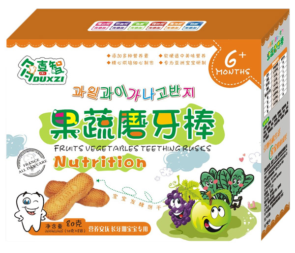 多喜智果蔬磨牙棒盒裝