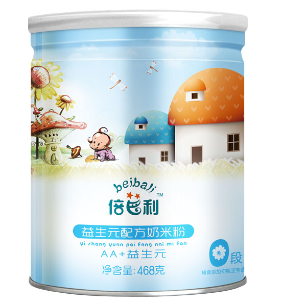 倍芭利AA+益生元配方奶米粉罐裝