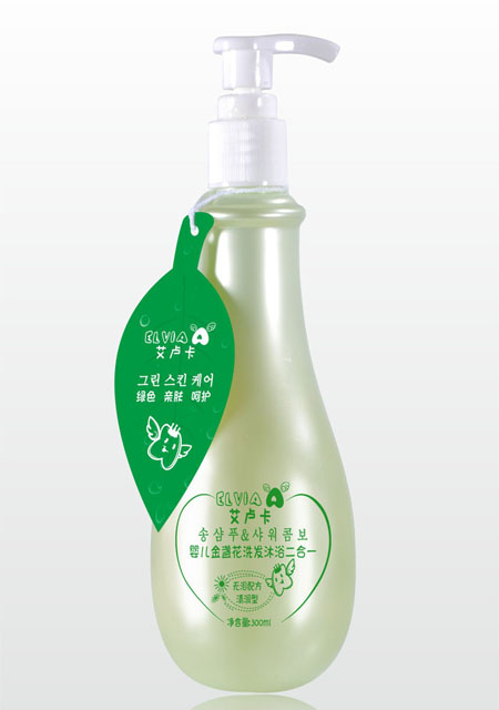 艾盧卡yinge金盞花洗發(fā)沐浴二合一