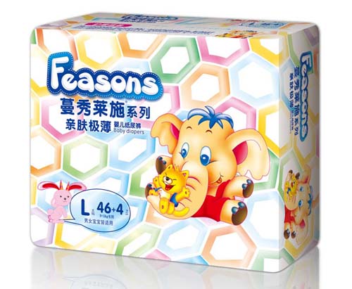 Feasons親膚極薄yinge紙尿褲L碼