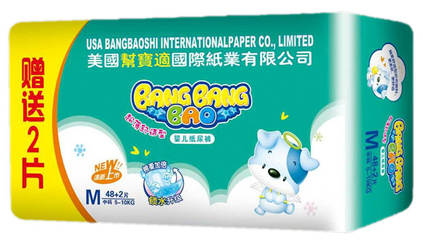 幫幫寶超薄舒適型yinge紙尿褲M48+2片