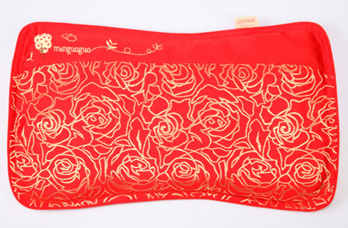 咪呢果果yingye護(hù)型功能枕3個月-1歲半棗紅色