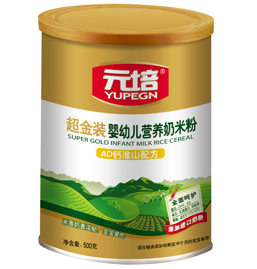元培AD鈣淮山超金裝奶米粉