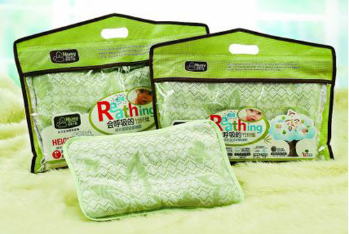 諾親小屋竹纖維成長(zhǎng)型綠葉yingy健康枕M碼