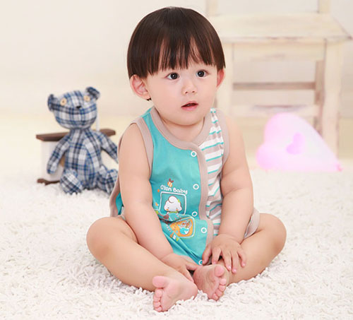 棉果果氨棉汗布童裝夏