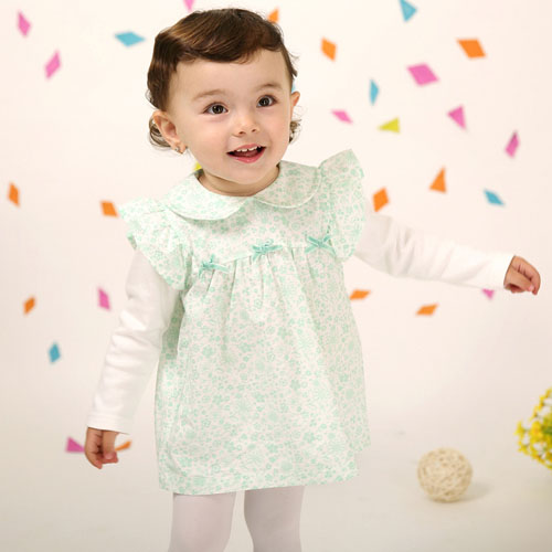 棉果果翻領(lǐng)假兩件套