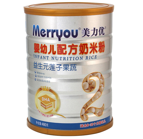 美力優(yōu)益生元蓮子果蔬yingye奶米粉