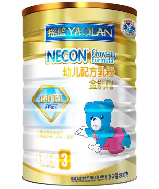 金能聰youe配方乳粉3段聽(tīng)裝