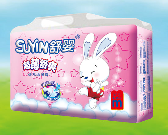 舒嬰超薄舒爽yinge紙尿褲M碼32片