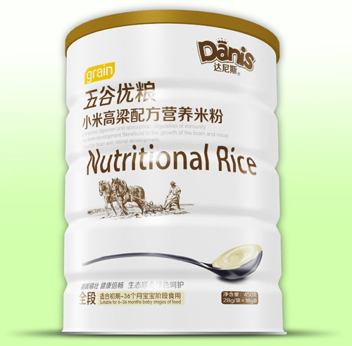 達尼斯五谷優(yōu)糧小米高粱米粉聽裝