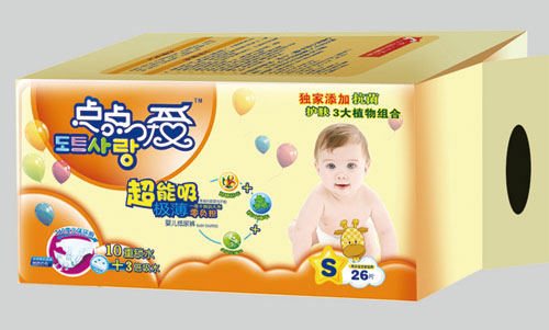 點(diǎn)點(diǎn)愛超能吸極薄yinge紙尿褲S碼