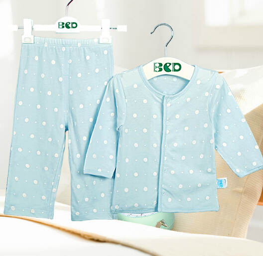 貝茜蒂淺藍色波點內衣套裝