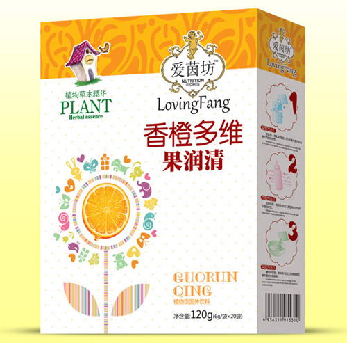 愛(ài)茵坊香橙多維果潤(rùn)清盒裝