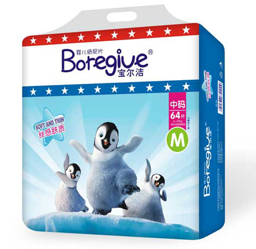 寶爾潔絲感膚質(zhì)yinge紙尿片M碼64片