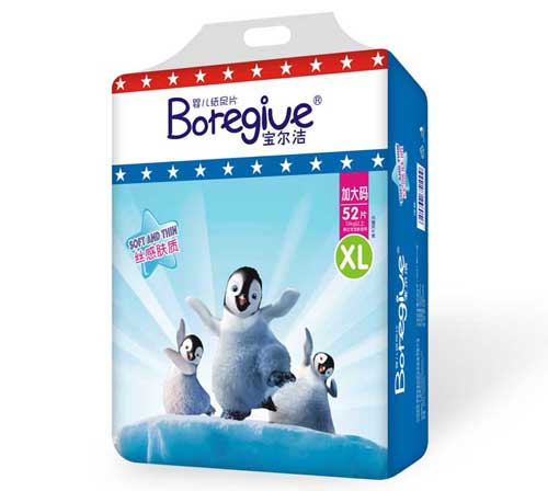 寶爾潔絲感膚質(zhì)yinge紙尿片XL碼52片