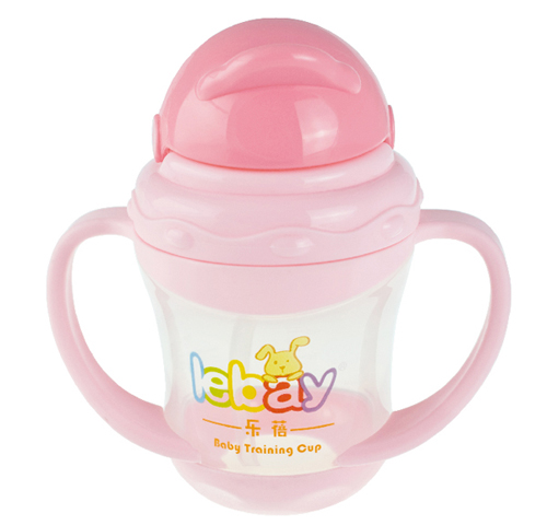 樂蓓yingye學飲杯6915白粉紅色