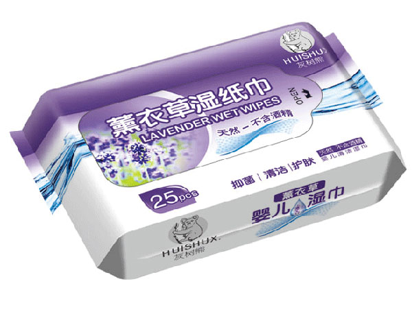 灰樹(shù)熊薰衣草濕紙巾25片裝