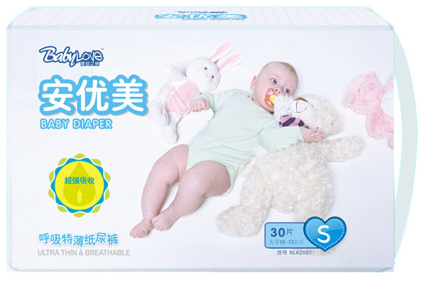 寶貝之戀呼吸特薄紙尿褲S30片