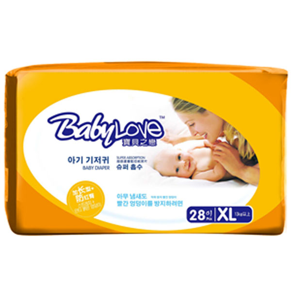 寶貝之戀超吸蘆薈藍(lán)芯紙尿片xL碼28片