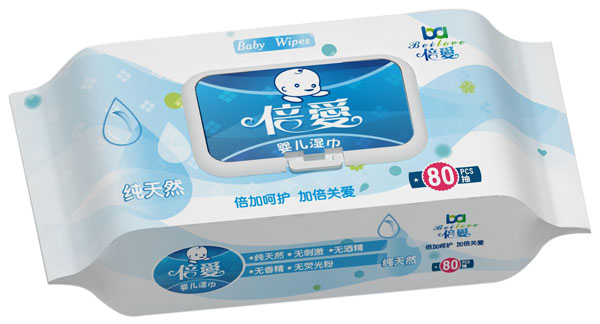 倍愛yinge濕巾80抽