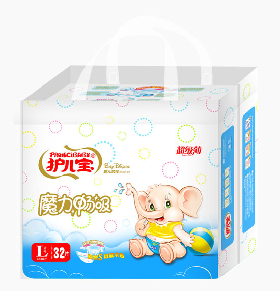 護(hù)兒寶魔力暢吸yinge芯體紙尿褲L碼中包