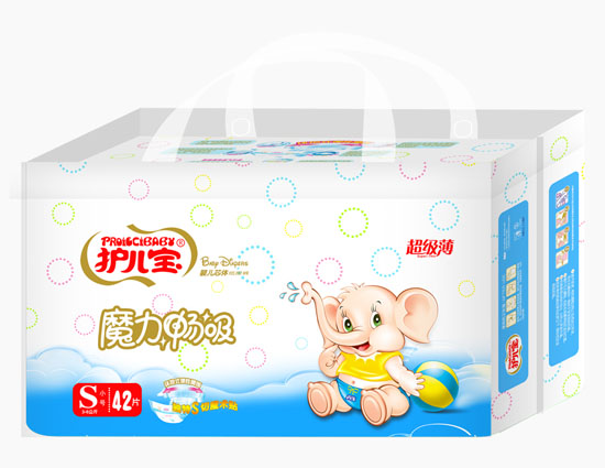 護(hù)兒寶魔力暢吸yinge芯體紙尿褲S碼中包