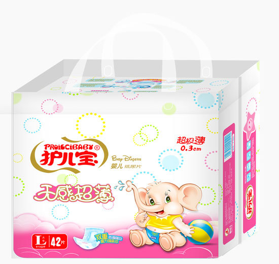 護(hù)兒寶無感超薄yinge紙尿片L碼大包