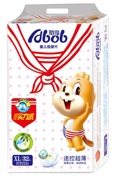 阿葆速控超薄yinge紙尿片XL32片