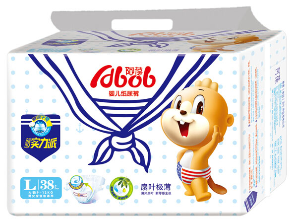 阿葆扇葉極薄yinge紙尿褲L38片