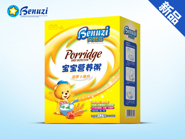 貝努滋胡蘿卜豬肉寶寶營養(yǎng)粥