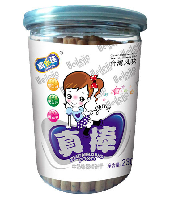 威樂(lè)佳牛奶味棒棒餅干