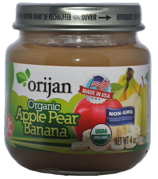 澳美森有機蘋果梨香蕉泥