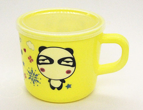 貝佳親yinge牛奶杯黃色