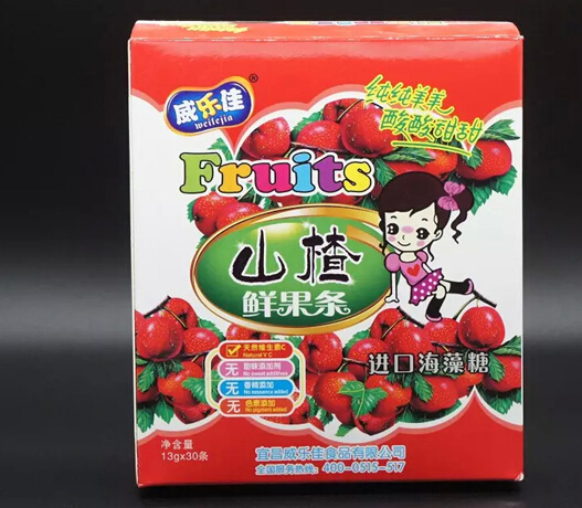 威樂(lè)佳山楂水果條