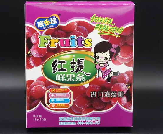 威樂佳紅提水果條