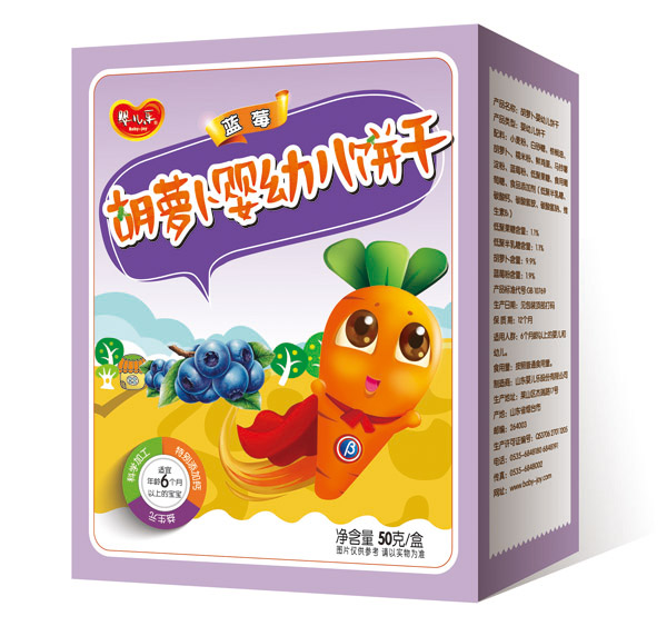 yinge樂藍(lán)莓胡蘿卜yingye餅干