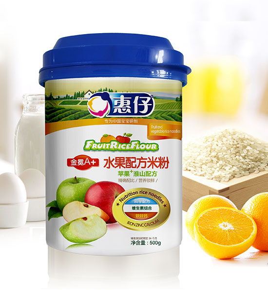 惠仔蘋(píng)果淮山水果配方米粉聽(tīng)裝