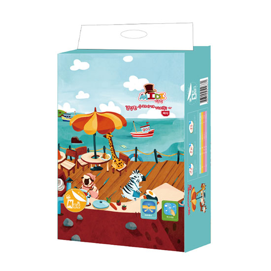 咪迪環(huán)腰紙尿褲M66片