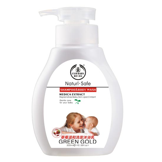 貝比草莓溫和洗沐二合一300ml