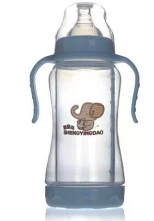圣嬰島防爆玻璃奶瓶藍(lán)色