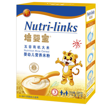 培嬰寶五谷有機大米yingye營養(yǎng)米粉