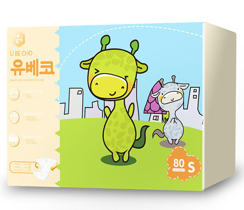 優(yōu)貝可極薄款yinge紙尿褲S碼80片大包裝