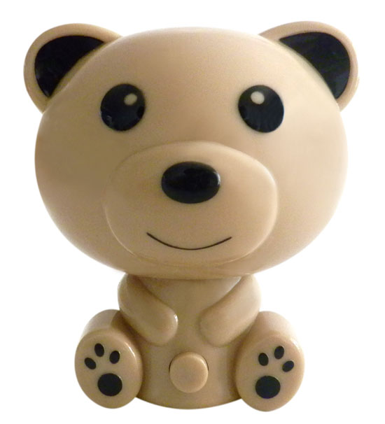 樂(lè)琪湯尼熊光控驅(qū)蚊夜燈灰色