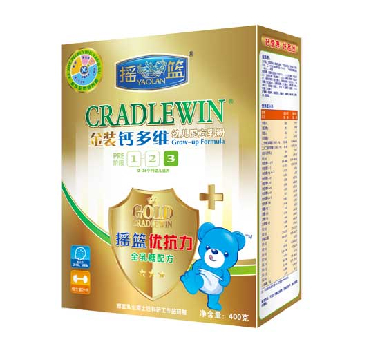 搖籃金裝鈣多維youe配方乳粉盒裝