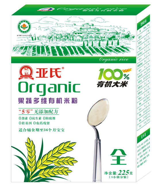 亞氏果蔬多維有機米粉盒裝