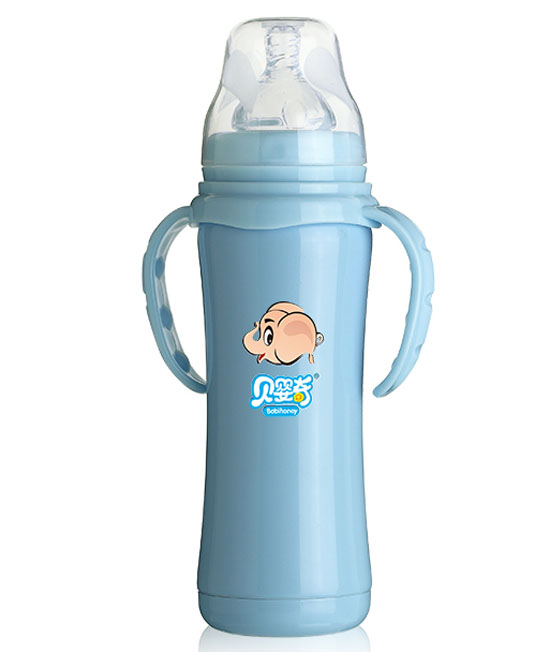 貝嬰奇220ML寬口不銹鋼內(nèi)膽保溫奶瓶