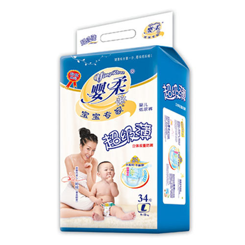 寶寶專家超級(jí)薄yinge紙尿褲L碼34片
