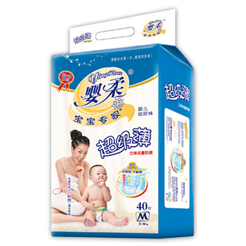 寶寶專家超級(jí)薄yinge紙尿褲M碼40片