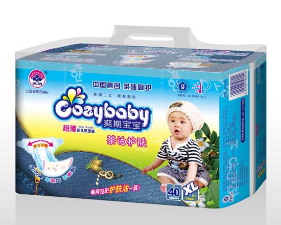 爽期寶寶茶油護(hù)膚yinge紙尿褲XL碼