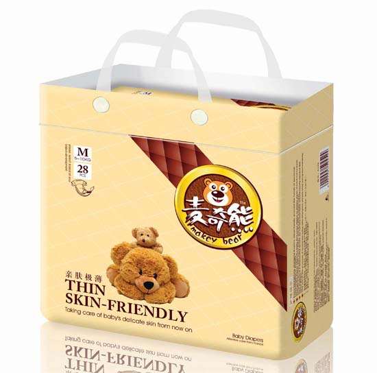 麥奇熊yinge紙尿片M碼28片小包裝